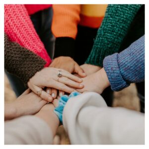 hands together