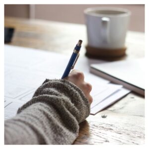 adult studying