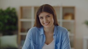 smiling woman