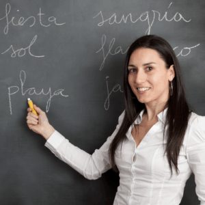 Spanish teacher from spain